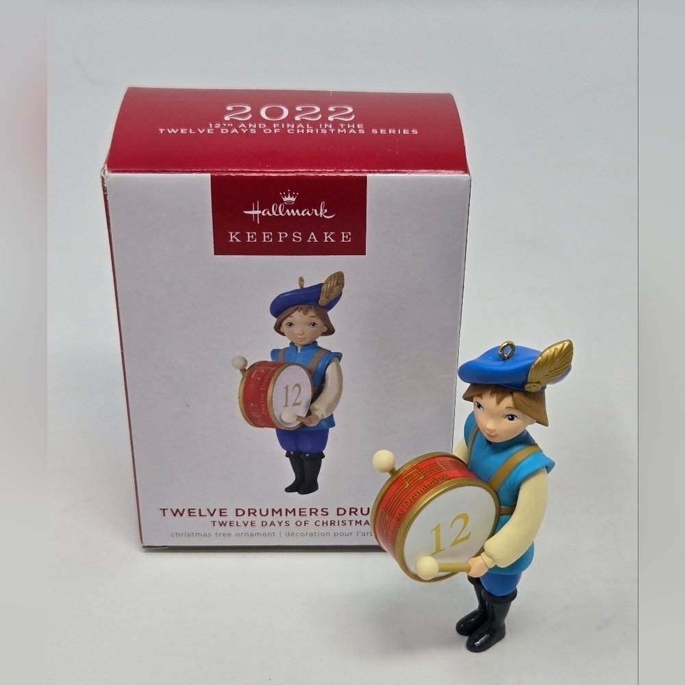 HALLMARK KEEPSAKE CHRISTMAS ORNAMENT TWELVE DRUMMERS DRUMMING 12 DAYS OF XMAS